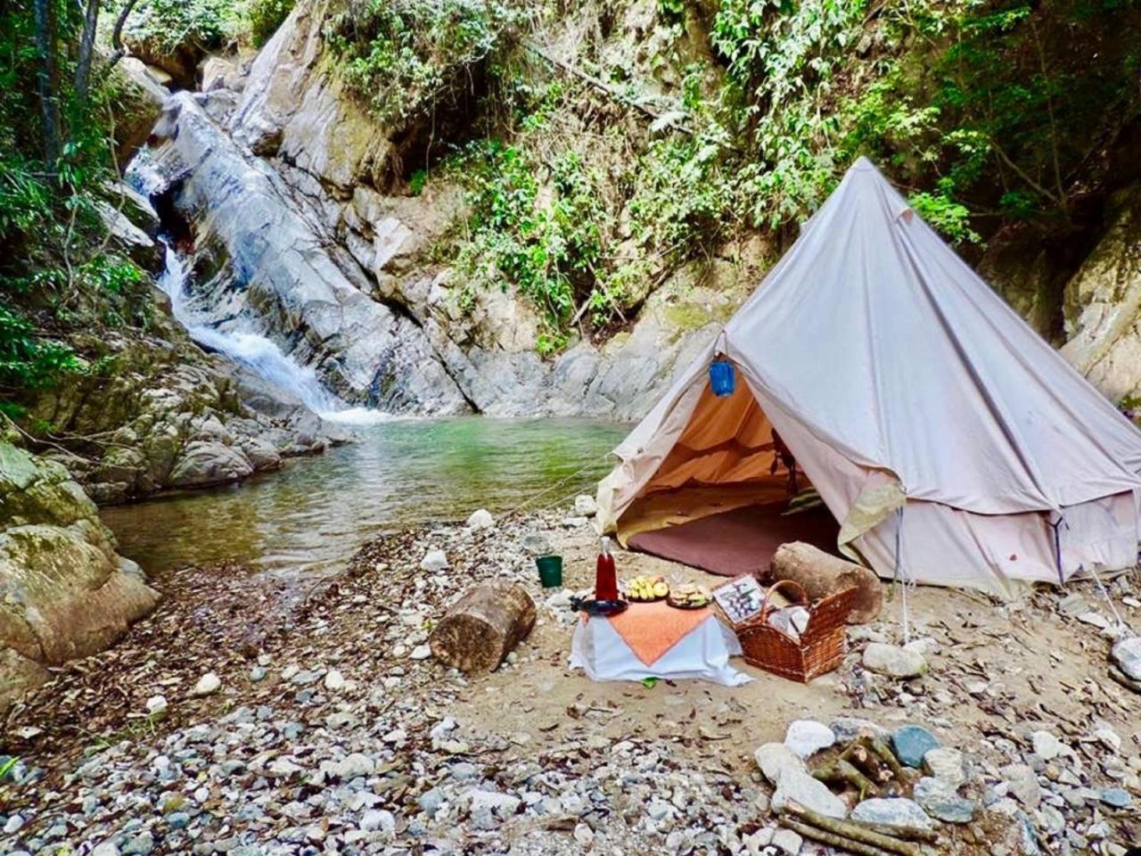 Glamping Finca Margaritas Pluma Hidalgo Exterior foto
