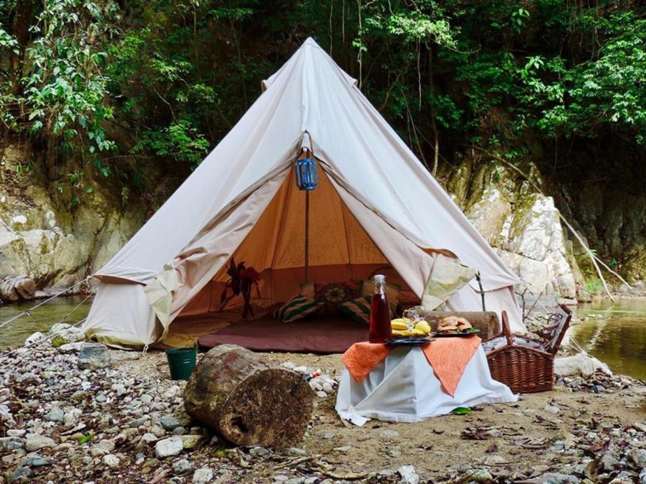 Glamping Finca Margaritas Pluma Hidalgo Exterior foto